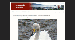Desktop Screenshot of hvannrok.fo
